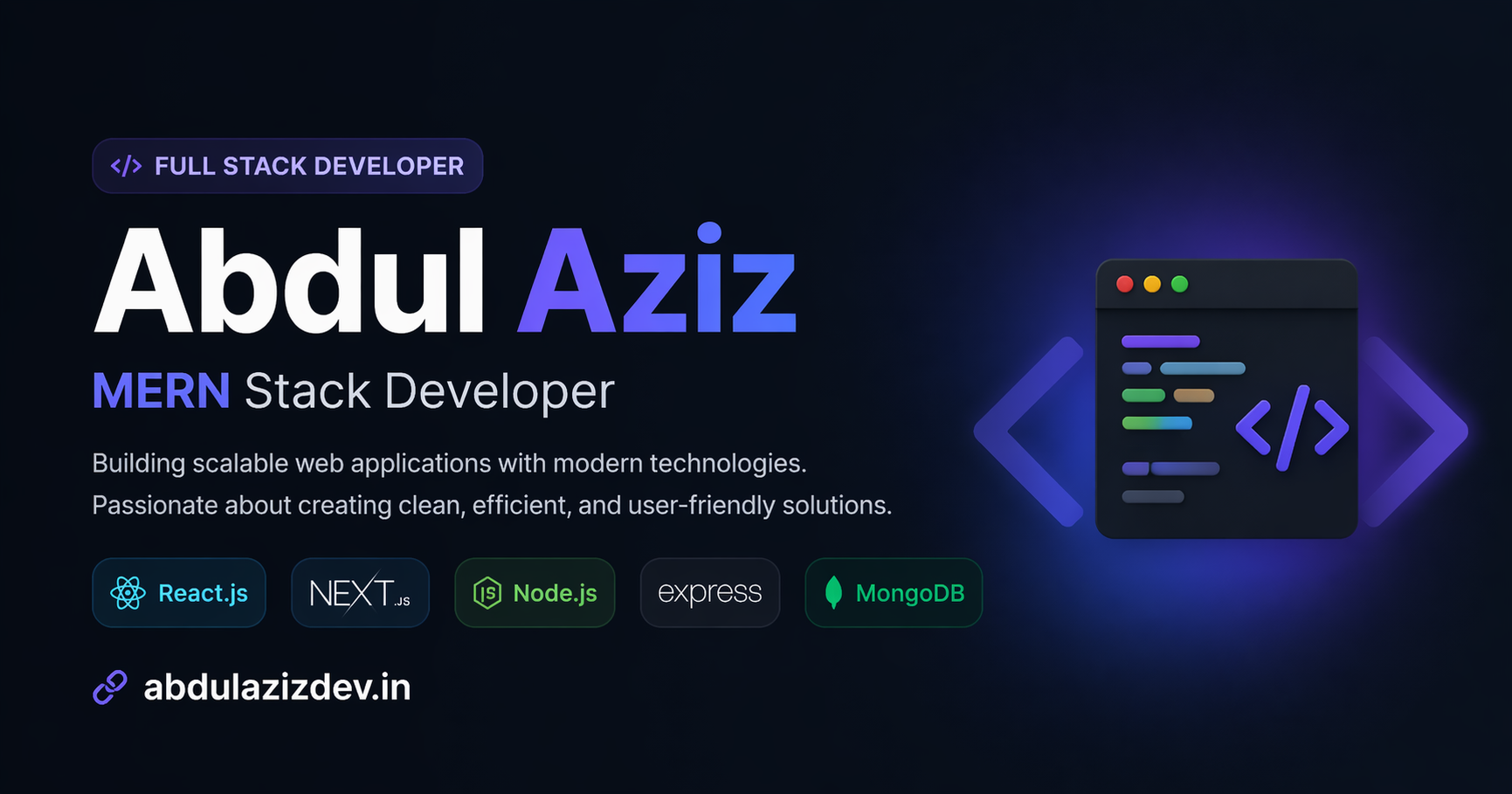Abdul Aziz | MERN Stack Developer